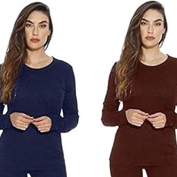 Unisex Thermal top Combo DARKBLUEBROWN-image-76