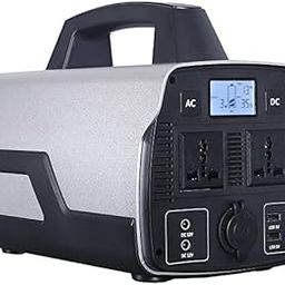 Portable Solar Power Generator T500 (500W AC Output, Black) 6.6 kg, 2 DC Ports, 3 USB Ports & 1 C Type, 140000 mAh Lithium-ion Batteries-8