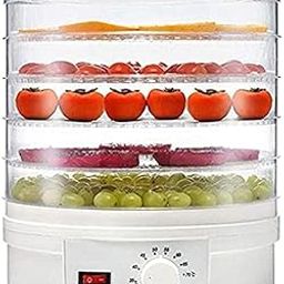 5-Tray Electric Food Dehydrator Transparent Dried Fruit Machine Fruit & Vegetable Dryer Household Dehydration and Fruit Drying Machine Beef Pet Snack Herb Vegetable Dehydrator-picture-27