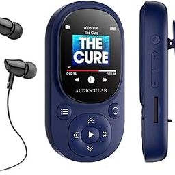 AUDIOCULAR M11 32GB MP3 Digital Player with Clip, Portable Bluetooth Music Player Support Upto128GB External Storage, Pedometer, FM Radio, Voice Recorder, E-Book, Stopwatch (32GB - Blue)-13