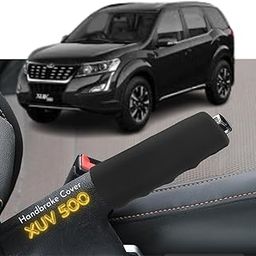 Car Handbrake Cover XUV 500 | Anti-Slip Silicone Rubber Protector Grip | Original Car Accessories | Pack of 1 (Black)-18