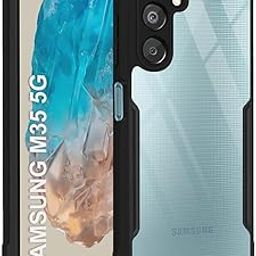 TheGiftKart Shockproof Crystal Clear Back Cover Case for Samsung Galaxy M35 5G | 360 Degree Protection | Protective Design | Transparent Back Cover Case for Samsung M35 5G (PC & TPU, Black Bumper)-image-72