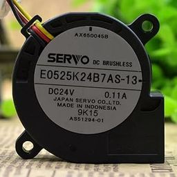 Lighting Hub SERVO E0525K24B7AS-13 DC Blower 24V-0.11A Brushless Blower Fan 50 * 50 * 25mm 3-Wire-image-62