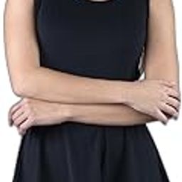 Plus Size one Piece Padded Swim Dress with Attached boy Short for Women | Swimming Suit for Women-picture-49
