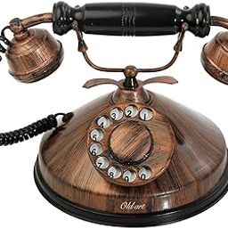 Decor Antique Copper Antique Finish Decorative showpiece Telephone (Non Working)-image-38