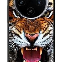 NDCOM for VIVO X100 / VIVO X100 Pro Back Cover Angry Tiger Printed Metal Case-image-61