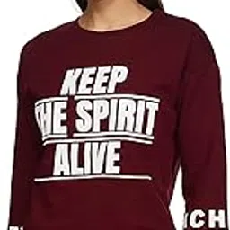 max Women Cotton Printed Round Neck Sweatshirt-picture-13