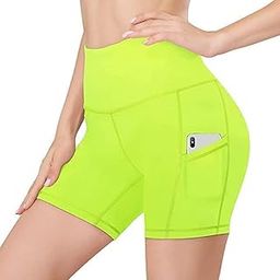 Women's Snug Fit High-Rise Active Shorts with Reflective Logo – Green Pack of 1-image-33