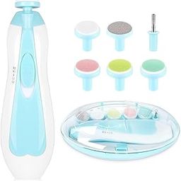 Jextic Baby Nail File Grinder Set Safe Nail Trimmer Kit Fingernails Care Manicure 6-in-1 Set for Kids Safe Effective Baby Manicure Tools-image-67