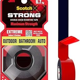Scotch 3M Scotch Extreme Double Sided Tape, 1M Holds 6.7Kg, Works On Uneven Surfaces, Weather Resistant, Works On Indoor, Outdoor, Auto Interior Surfaces-29