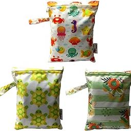 MY FAV Digital Printed Multiutility Wet Dry Pouch/Diaper Bag/Travel Pouch/Travel Kit - Pack of 3-image-89