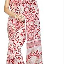 Exclusive Women's Cotton Silk Dhakai Allover Soft Jamdani Sarees-picture-0