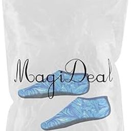CALANDIS Soft Water Shoes Stretchy Aqua Socks Yoga Swim Shoe Dive Sock Camo Blue M-image-37