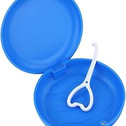 Portable Retainer Case Oral Organizer Durable Dentures Storage Boxes Blue-11