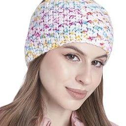 Headband Earwarmers for Winters | Handmade with Woolen Unisex Earwarmer Earmuffs Earcap Earcover Soft Headwrap Warm Winter Accessories (White 10154)-image-70