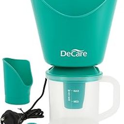 DeCare 3-in-1 Steam Vaporizer for Cold & Cough Relief, Nose Inhaler & Facial Steamer | Quick Heating Steam Inhaler & Vaporiser for Adults | Anti-Spill, BPA-Free | 2-Year Warranty-image-43
