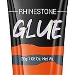 Modelones Rhinestone Glue for Nails, Gel Nail Glue for Rhinestones for Nails Super Adhesive NO Wipe Nail Gem Glue for Nail Crystals Beads Diamonds Sticker 3D Nail Gel 30ML Cured Need Beauty Gift-22