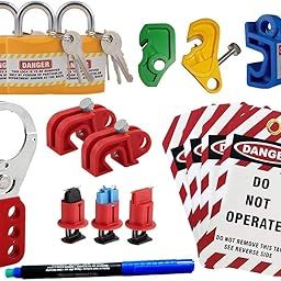 Loto Industrial Safety Lockout Tagout Kit for Electrical Safety- LISC-SKT-1-image-2