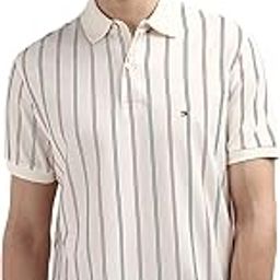 Men's Striped Regular Fit Polo-image-91