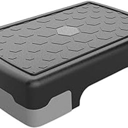CALANDIS™ Aerobic Stepper Multifunctional Exercise Step Platform for Home Gym Strength Gray Black | Step/Riser Sets | Fitness Equipment & Gear | Fitness Running & Yoga-21