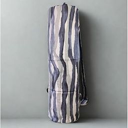 O2 Travel-lite Yoga Mat Bag, for Light Weight mats, Cotton, Stripes, Adjustable Double Straps-image-9
