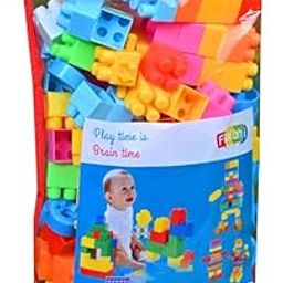 Faibhi 250 Piece Building Blocks Set with Zipper Pouch, Colorful and Engaging Educational Toy for Kids That Inspires Creativity and Puzzle-Solving. Durable, Multicolored Toy Set for Kids of +3 Years.-image-102