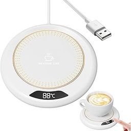 Cassarina Coffee Mug Warmer, Cup Warmer Coaster with Auto Shut Off for Desk, USB Electric Beverage Tea Water Milk Warmer for Coffee, Beverage, Milk, Tea and Hot Chocolate-picture-18