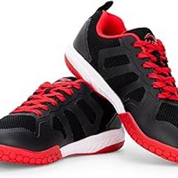 Li-Ning Ultra Max Non-Marking Cushion Badminton Shoe (Black/Red, 6UK)-picture-23