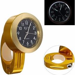 SPEDY 7/8Inch 1Inch Handlebar CNC Designer Dial Clock Watch Motorcycle Bike Universial Model No_Alindmk2380-18