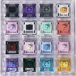 MonsGeek x Akko Acrylic 16-Key Switch Tester Mechanical Keyboards Testing Tool with Dust-Proof Cover-16