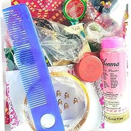 BW MATA Ka Shringaar Plastic Deviji Shringar Puja Kit Small Box with Essentials (Multicolor) - Set of 12-image-6