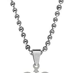 Religious Jay Shree Ram Locket Bikers Jewelry Ball Chain Silver Stainless Steel Pendant Necklace For Men And Women LCPn306-image-8
