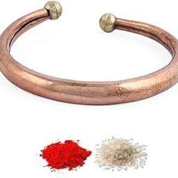 1 Copper OM Bracelet Rakhi for Brother/Bhai - Rakhi for Bhai with Roli Chanwal, Rakhi Message Card in Rakhi Gift Box-image-17