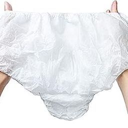 Women and Men Nonwoven Disposable Underwear, Panties, Briefs for Travel, Hospital, Sport, Hotel, Spa, Massage, and Salon(White, Pack 24)-image-50