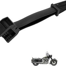 Kozdiko Bicycle and Motorcycle Chain Cleaning Brush, Gear Cleaning Brush Multifunctional 3 Sided Bristles Chain Cleaner Brush for Indian X Chief Dark House-8
