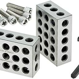 Brown & Sharpe 599-750-10 1-2-3 Blocks Set-0