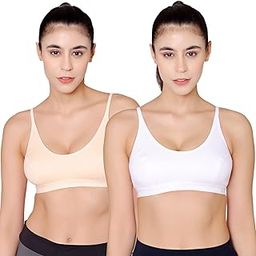 Pack of 4 Sports Bra in White-Skin Color - E1608WS-31