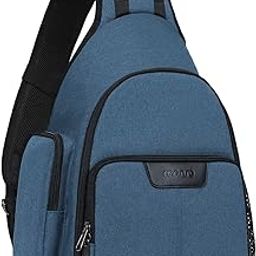 Camera Bag Sling Backpack, Full Open Camera Case with Tripod Holder&Rain Cover&Modular Insert for DSLR/SLR/Mirrorless Camera Compatible with Canon/Nikon/Sony/Fuji, Teal Blue-48