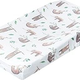 Premium Knit Diaper Changing Pad Cover"Noah" by Copper Pearl-image-5
