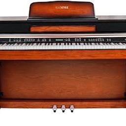 Kadence 88 Keys Natural Weighted Hammer Action Digital Piano with Stand, Three-Pedals with Midi and Premium Wooden Key Covers. (ZSF-216)-17