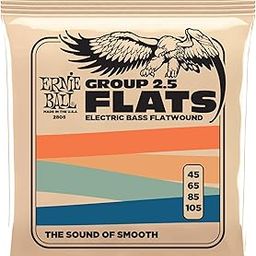 Ernie ball 2805 Flatwound Long-scale Electric Bass Guitar Strings, .045-.105-image-65