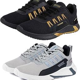 No. Fast Trending Men's Sport Shoes, Walking Shoes, Training Shoes, Sneaker Shoes (Set of 2 Pair)-picture-24