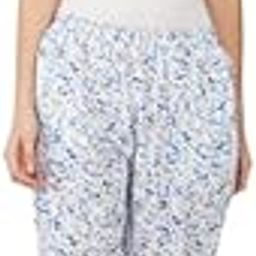 Omney Cotton Free Size Pajama Lounge Pants Regular Latest Western Ladies Lower Night Wear Sleep Wear Relaxed Fit Casual for Women (Colour-Blue)-picture-12