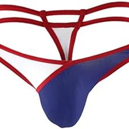 Men's G-Strings & Thongs Polyester Innerwear Underwear Free Size (Multicolor)-18