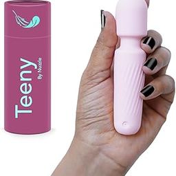 Nuzzle Teeny Personal Massager For Women | Electric Full Body Massager with 10 Vibration Patterns, 8 Intensity Levels, and 180 Degree Moveable Head (Pink)-18