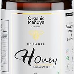 Organic Mandya Raw Wild Forest Honey 1000 GM || 100% Pure & Natural NPOP Organic Certified || Raw, Unprocessed-10