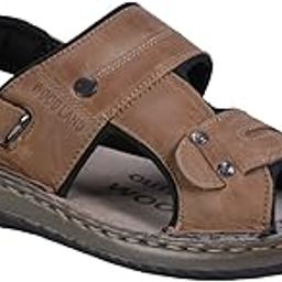 Men's Camel Sandals - 11 UK/India (45EU)(OGD 2451117)-image-56