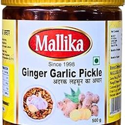 Mallika Ginger Garlic Pickle - 500G-image-6