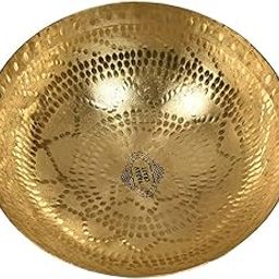 Yadav Craft ® Brass Kadhai (3 L, Golden, 12 x 24 x 8 Centimeters)-image-60