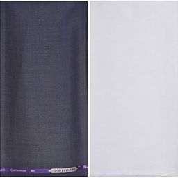 Men's Executive Shirt & Trouser Fabric Combo Set (1 Pant and Shirt Piece for Men)-image-21